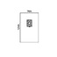 DRAPE STERILE 76X124 WITH CUT-, EACH, 19 EA