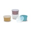 CUP DENTURE WHITE TRANS WITH L, EACH, 1 EA