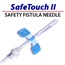NEEDLE FISTULA 16X1 SAFETOUCH, EACH, 50 EA