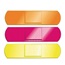 BANDAGE STRIP ASST NEON 3/4, EACH, 1 EA