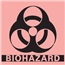 BIOHAZARD LABELS 5NX 5N FL RED, EACH, 1 EA